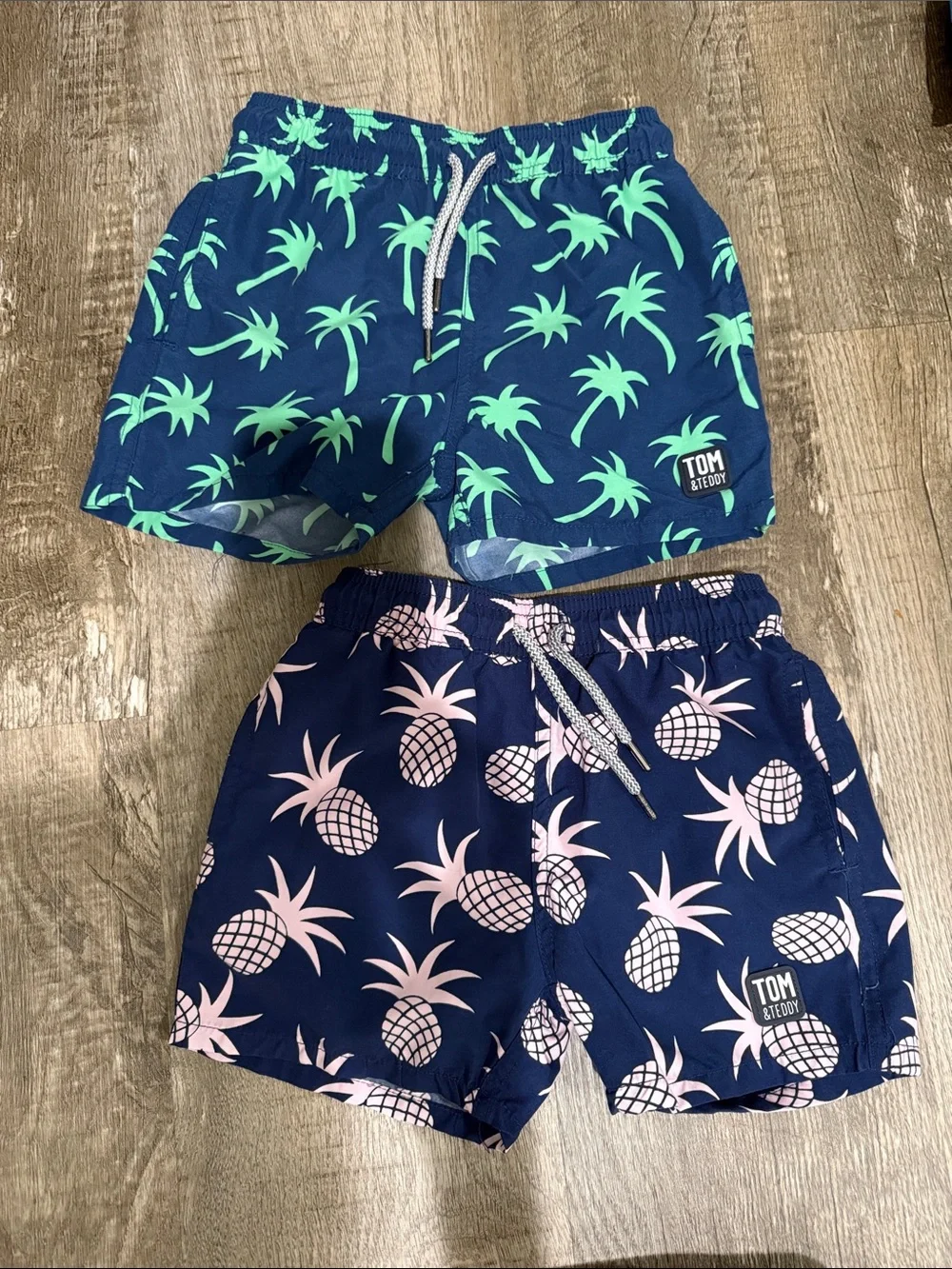 Tom & Teddy boys swim shorts 3-4yrs